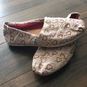 Valentine Heart Print Toms